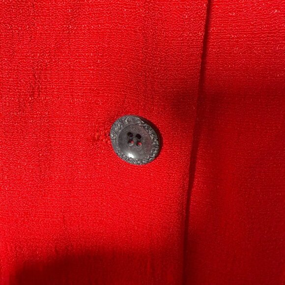 Jessica Howard Woman Sz 18, Red & Black Dress and Short Sleeve Jacket, Fish - Picture 9 of 14